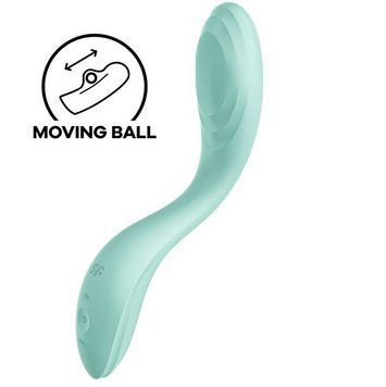 Вибратор с жемчужной стимуляцией точки G Satisfyer Rrrolling Pleasure Mint SO6075 фото