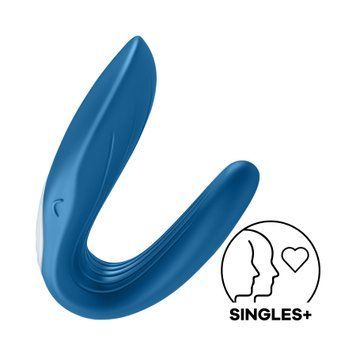 Вибратор для пар Satisfyer Double Whale с двумя моторчиками SO1643 фото