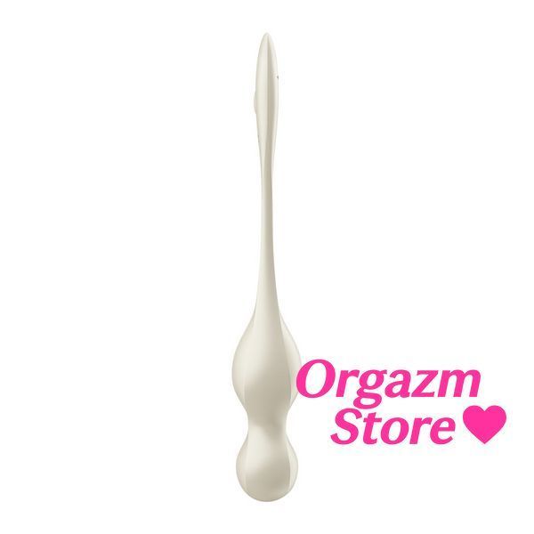 Вагінальні смарт-кульки з вібрацією Satisfyer Love Birds 1 Connect App White, 78 г SX0569 фото