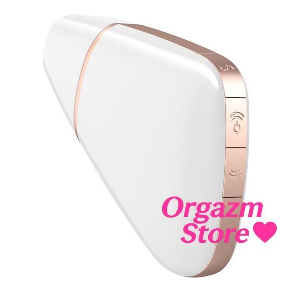 Вакуумный клиторальный стимулятор Satisfyer Love Triangle White с управлением через интернет SO3896 фото