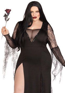 Костюм Мортіші Аддамс Leg Avenue Sexy Spooky Morticia 3X&ndash;4X SO9219 фото
