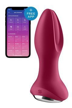 Анальна смарт-вібропробка із перлинним масажем Satisfyer Rotator Plug 2+ Violet SO6280 фото