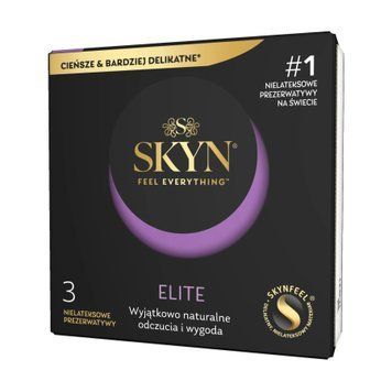 Безлатексні преміум-презервативи SKYN Elite 3 шт, ультратонкі SX2381 фото