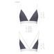 Спортивный топ с двойными бретелями Passion PS007 TOP L, dark grey SO4263 фото 5