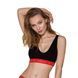 Спортивный топ на широких бретелях Passion PS003 TOP S, black SO4213 фото 1