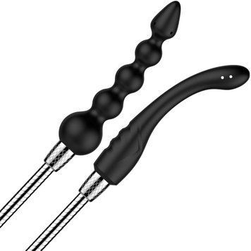 Набір анальних насадок для душу Nexus Advanced Shower Douche Duo Kit &ndash; Black, 2 шт SO9858 фото