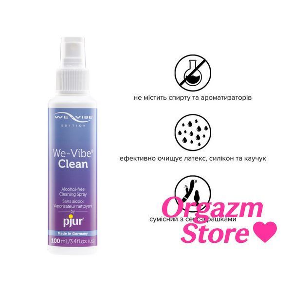 Антибактериальный спрей pjur We-Vibe Clean 100 мл без спирта и ароматизаторов PJ12810 фото