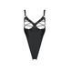 Боди из экокожи Passion CELIN BODY S/M, black, с доступом, открытый SO6404 фото 5