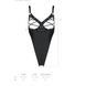 Боди из экокожи Passion CELIN BODY S/M, black, с доступом, открытый SO6404 фото 7