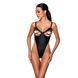 Боди из экокожи Passion CELIN BODY S/M, black, с доступом, открытый SO6404 фото 1