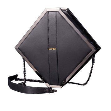 Сумка для секс-игрушек LOCKINK Mysterious Square Kink Bag, черная, набор для бондажа в комплекте SX0843 фото