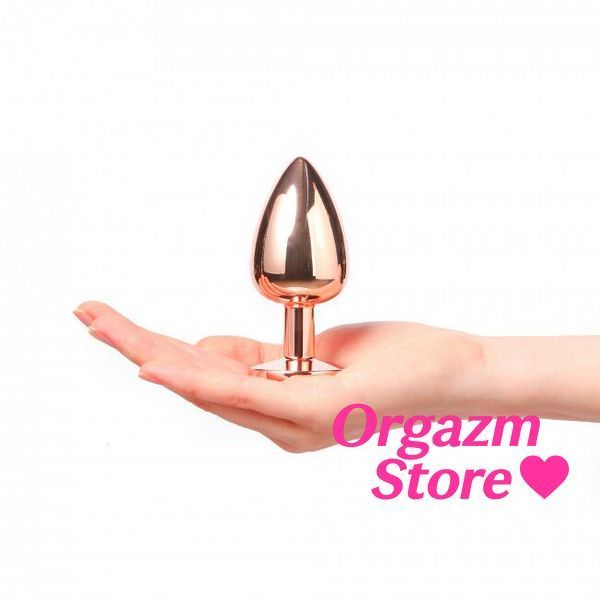 Металева анальна пробка із прикрасою у вигляді кристалу Dorcel - Diamond Plug L SO5530 фото