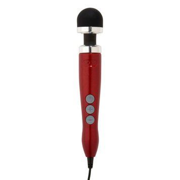 Вібромасажер DOXY Die Cast 3 Candy Red, дуже потужний, живлення 220В, металевий корпус SO2603 фото