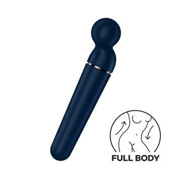 Вибромассажер Satisfyer Planet Wand-er Blue/Rosegold, очень мощный, беспроводной SO8783 фото