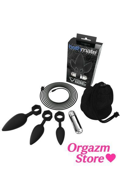 Набор анальных вибропробок Bathmate Anal Training Plugs VIBE, диаметр 2,5см - 3,1см - 3,8см SO3360 фото