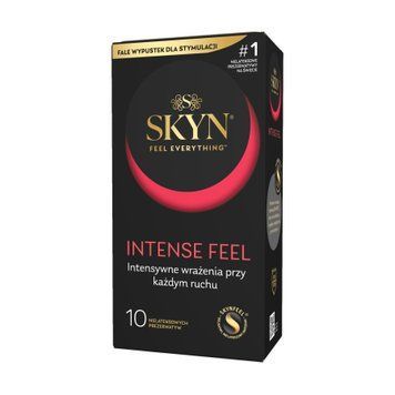 Безлатексні преміум-презервативи SKYN Intense Feel 10 шт, точковий рельєф SX2385 фото