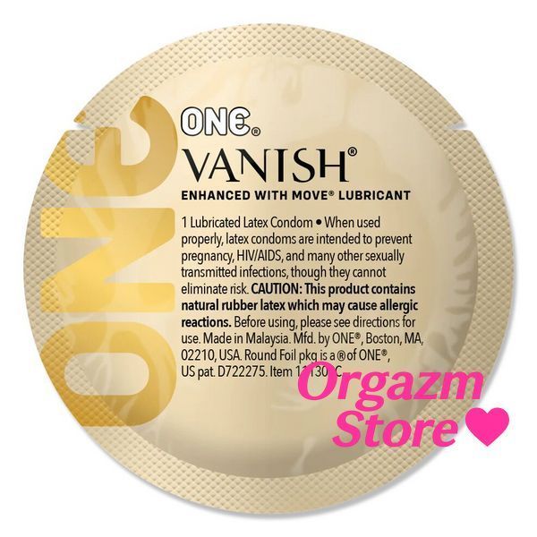 Набор презервативов ONE Vanish Hyperthin, 100 шт, ультратонкие, со смазкой, упаковка-тубус SX0735 фото