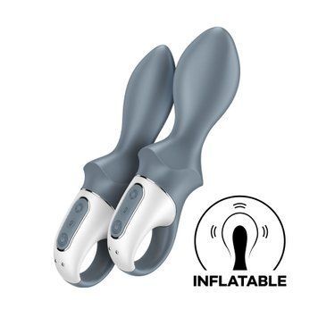 Анальный надувной вибратор Satisfyer Air Pump Booty 1, гибкий ствол SX2179 фото
