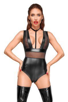 Боди с мокрым эффектом Noir Handmade F183 Powerwetlook body, XL SX0056 фото