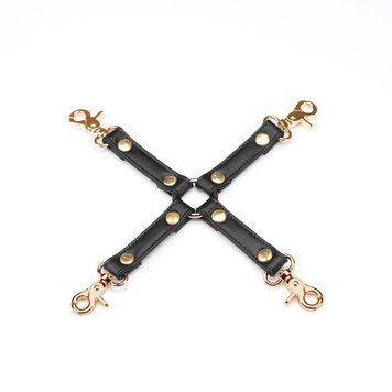 Крестовина Liebe Seele Black Organosilicon Hogtie, экокожа SO9487 фото
