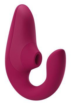 Вагинально-клиторальный стимулятор Womanizer Blend Vibrant Pink, вибрация + вакуум, 2 мотора SX2143 фото