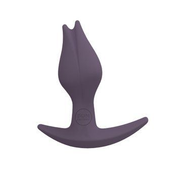 Анальна пробка Fun Factory BOOTIE FEM, фіолетова, у вигляді бутона, діаметр 2,9 см, тонкий обмежувач SX1001 фото