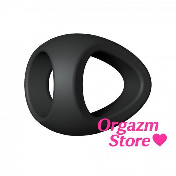 Ерекційне кільце подвійне Love To Love FLUX RING - BLACK ONYX SO5087 фото
