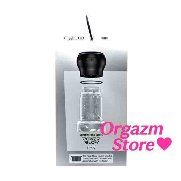 Мастурбатор Kiiroo Feel Pocket Crystal совместим с PowerBlow SX2239 фото
