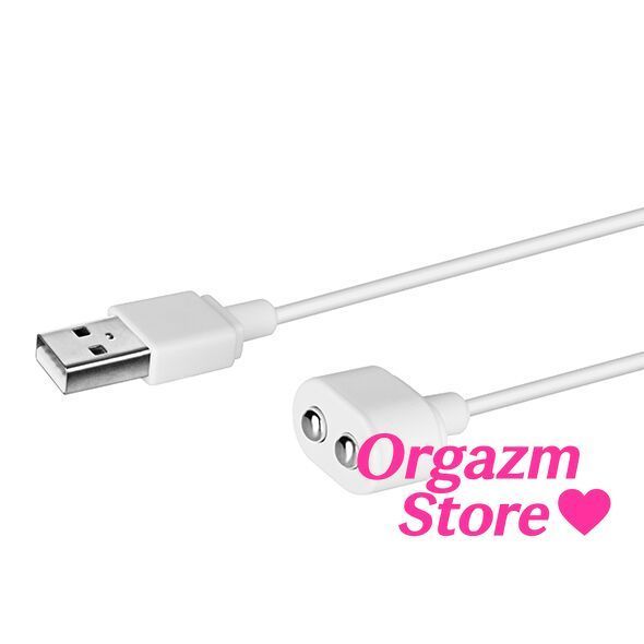 Зарядка (запасной кабель) для игрушек Satisfyer USB charging cable White SO2868 фото