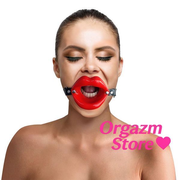 Кляп-расширитель в форме губ Art of Sex &ndash; Gag Lips, натуральная кожа SO5148 фото