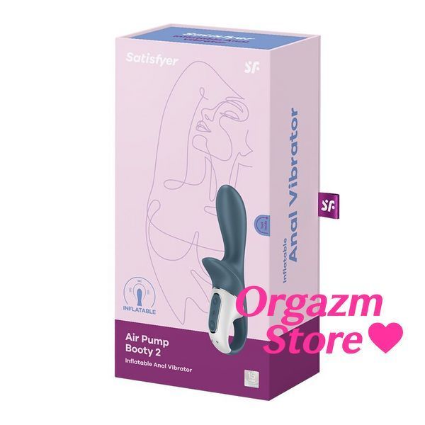 Анальний вібратор надувний Satisfyer Air Pump Booty 2 SO8410 фото