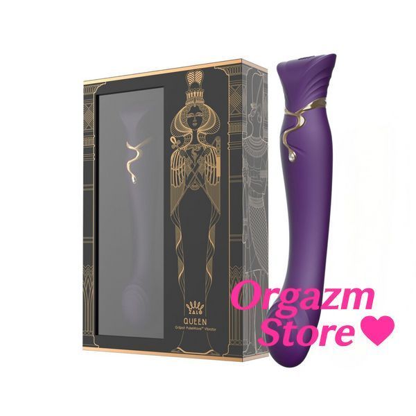 Смартвибратор Zalo &mdash; Queen Twilight Purple, пульсирующая жемчужина, кристалл Swarovski SX2294 фото