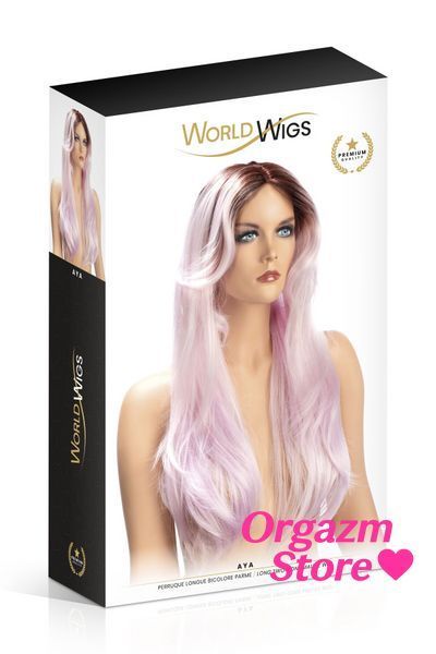 Перука World Wigs AYA LONG TWO-TONE MAUVE SO4691 фото