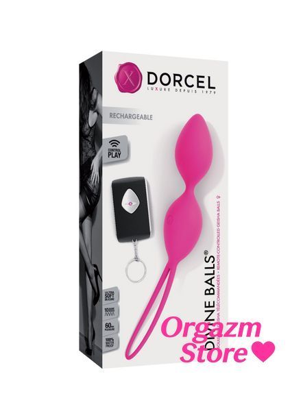 Вагінальні кульки Dorcel Divine Balls, діаметр 3,5 см, маса 91г MD1472 фото