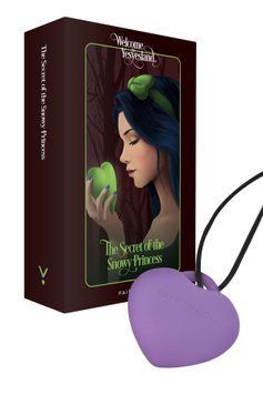 Мини-вибратор &laquo;Сердечко&raquo; FairyGasm PleasureStone violet, 9 режимов, на шнурке SX0646 фото