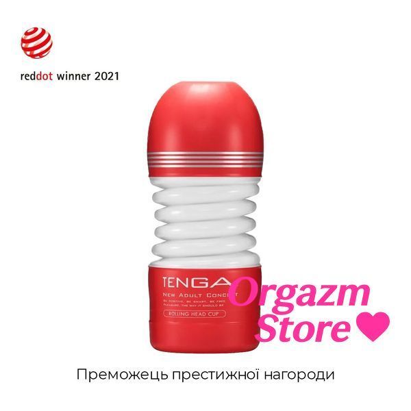 Мастурбатор Tenga Rolling Head Cup з інтенсивною стимуляцією головки SO4547 фото