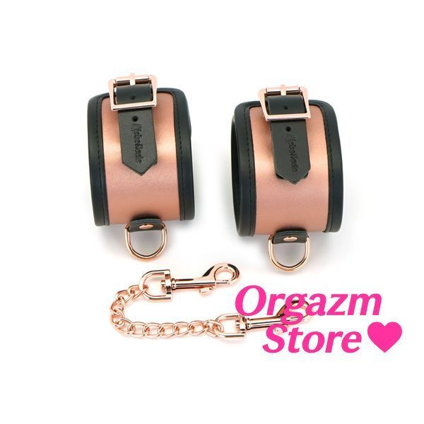 Поножі Liebe Seele Rose Gold Memory Ankle Cuffs, натуральна шкіра, рожеве золото SO9497 фото