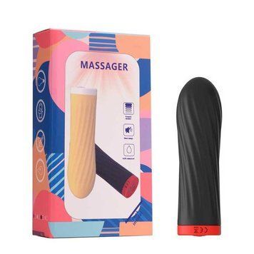 Мінівібратор &laquo;Rechargeable Silicone Touch&raquo; 10 режимів вібрації чорний 2327697995 фото