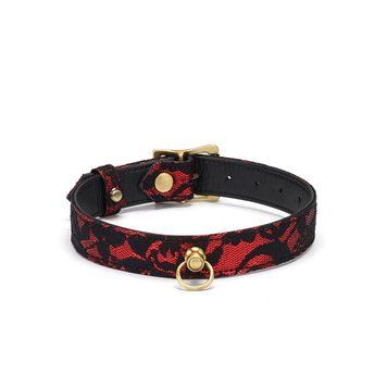 Чокер с кольцом для поводка Liebe Seele Victorian Garden Choker SO9471 фото