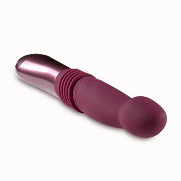 Пульсатор для точки G Blush Temptasia &ndash; Trixie Thrusting Dildo &ndash; Wine Red, 3 швидкості SO8835 фото