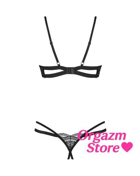 Комплект Obsessive Nutris 2-pcs crotchless set XS/S SX1169 фото