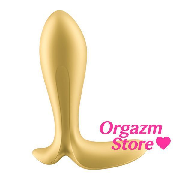 Анальна смарт-пробка з вібрацією Satisfyer Intensity Plug Gold SO8627 фото