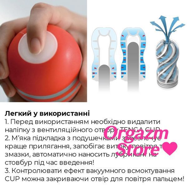 Мастурбатор Tenga Air Cushion Cup (24 воздушные камеры внутри) SO4549 фото