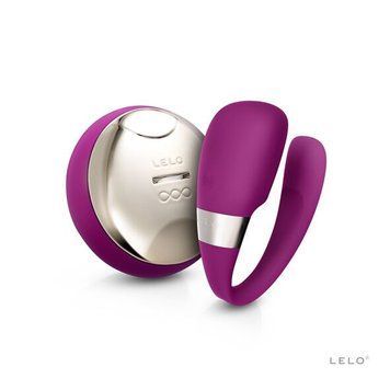 Вибратор для пар LELO Tiani 3 Deep Rose, 2 мотора, пульт ДУ SO8116 фото
