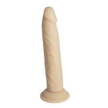 Фалоімітатор Naked Addiction &mdash; 9&Prime; Silicone Dual Density Bendable Dildo Vanilla, віброкуля в подаруно SO8906 фото