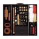 БДСМ-набор LOCKINK All-in-1 BDSM Play Kit, коричневый, ремни, маска, кляпы, анальные пробки, свечи SX0820 фото 1