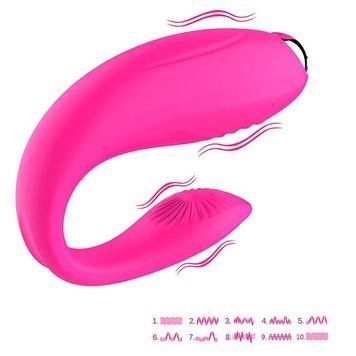 Вібратор для пар G-Sex USB Фуксія 2319217142 фото