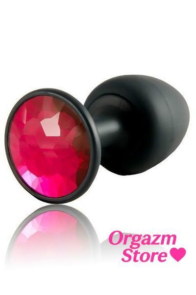 Анальная пробка Dorcel Geisha Plug Ruby M с шариком внутри, создает вибрации, макс. диаметр 3,2см MD1236 фото