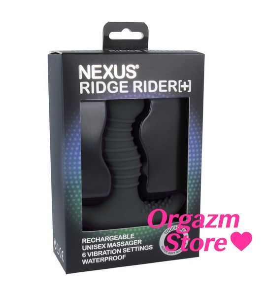 Масажер простати з вібрацією Nexus Ridge Rider Plus Black RR001 фото