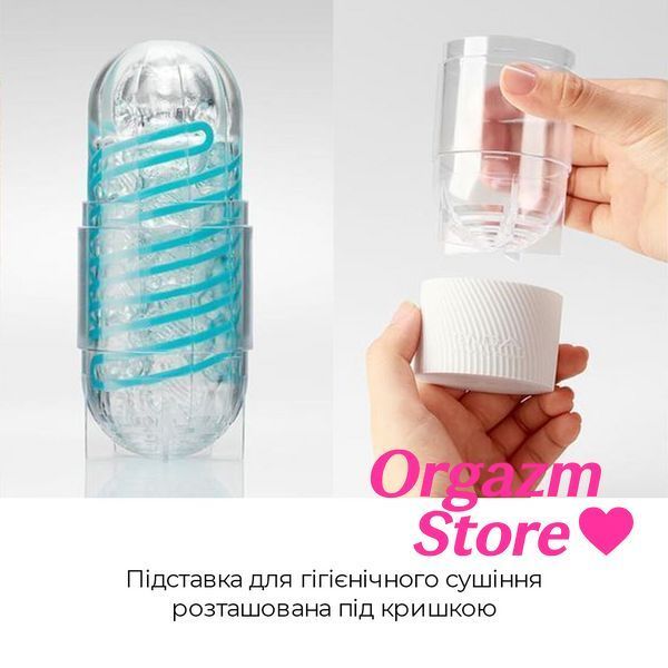 Мастурбатор Tenga Spinner 01 Tetra з пружною стимулювальною спіраллю всередині, ніжна спіраль SO2746 фото